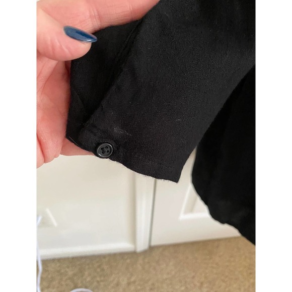 New Old Navy Dress Large Long Sleeve Ruffled Emerald Green - Picture 4 of 10